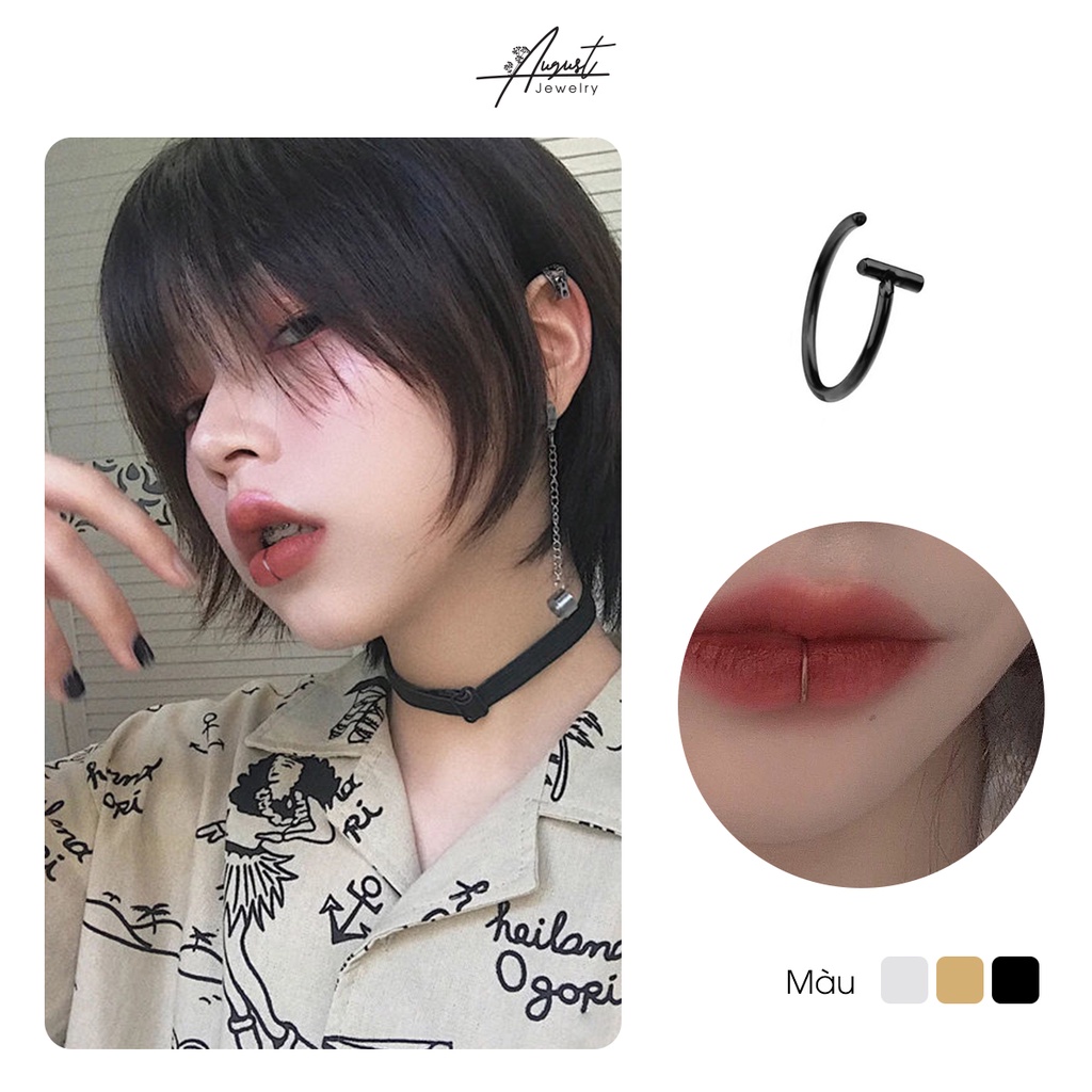 [Augustcloth] Trang sức/ phụ kiện môi móc cài môi 1 vòng