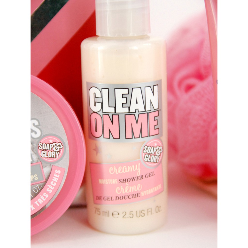 [TOP 1 SHOPEE] Sữa tắm Soap & Glory Clean On Me Shower Gel 75ml (Bill Anh)