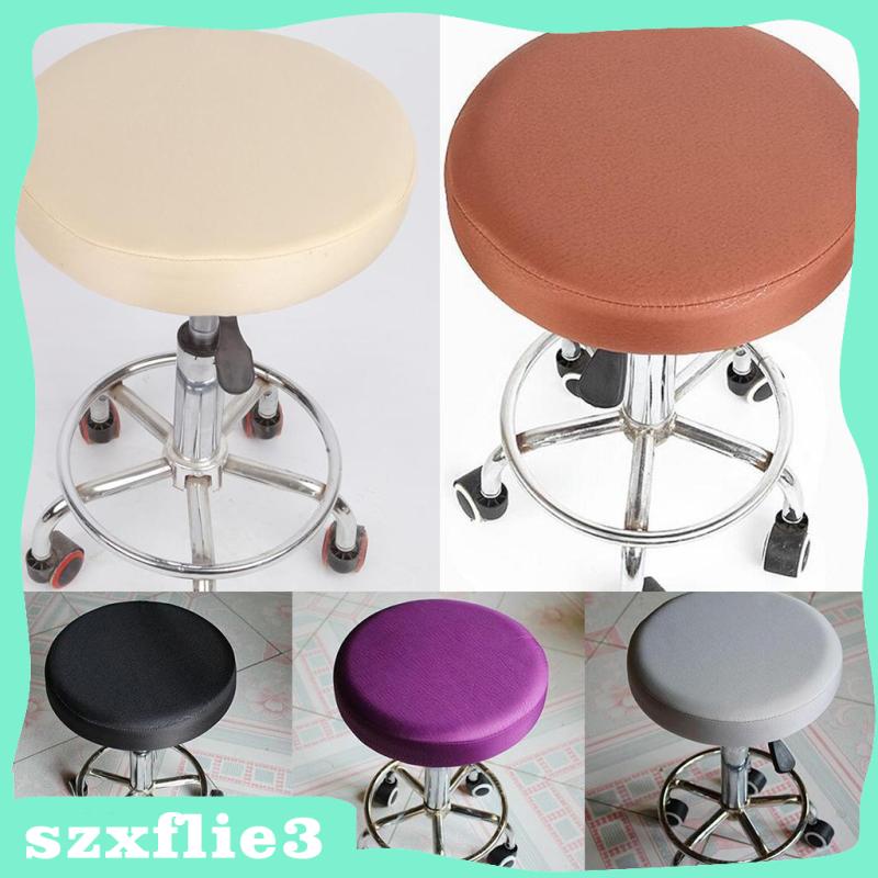 Vỏ Bọc Ghế Ngồi Hình Tròn Màu Đen Tháo Rời Được 30cm szxflie3