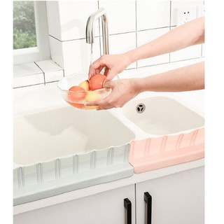 Tấm chắn nước silicon ngăn bắn nước dùng cho bồn rửa bát vệ sinh, sạch sẽ