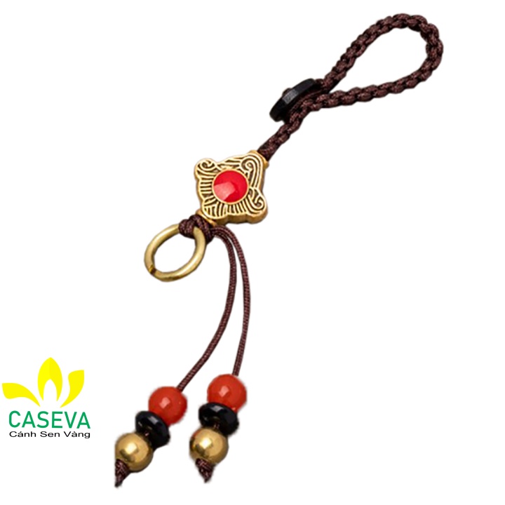 Móc Khóa Dây Hạt Gỗ dùng trang trí móc khóa xe máy, ô tô _ Móc Khóa