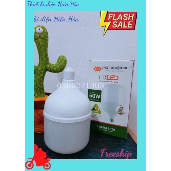 Bóng đèn led 50w - siêu sáng, siêu tiết kiệm điện