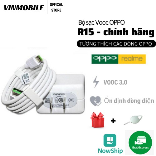 Bộ Sạc Nhanh (củ + dây ) VOOC 3.0  OPPO/Realme 3/5 Pro, Oppo F11/11 Pro