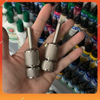Tay cầm vặn inox máy xăm hình - 04 Tattoo