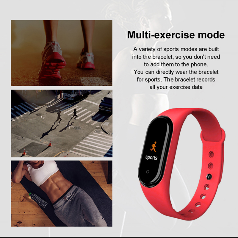 Đồng Hồ Thông Minh M4 Mi Band 4 Xiaomi Ip67 Chống Thấm Nước Theo Dõi Sức Khỏe