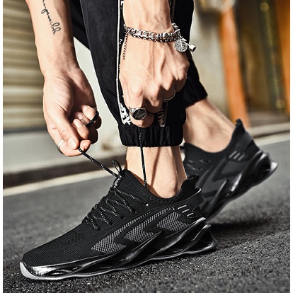 Giày Thể Thao Nam GEMI - Sneaker Màu Xám - Đen -  Xanh Đen, Giày Thoáng Khí Cao Cấp, Đế Xốp Nhẹ - G5080