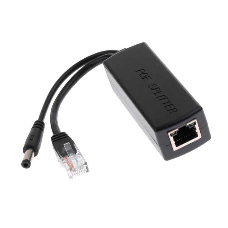 Tách Jack POE Splitter 48v ra 12v cho Camera, Cặp Chuyển Nguồn POE Cho Camera IP