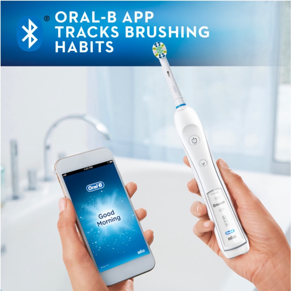 [CHÍNH HÃNG] Bàn chải điện Oral B Smart - có bluetooth - Hàng Mỹ
