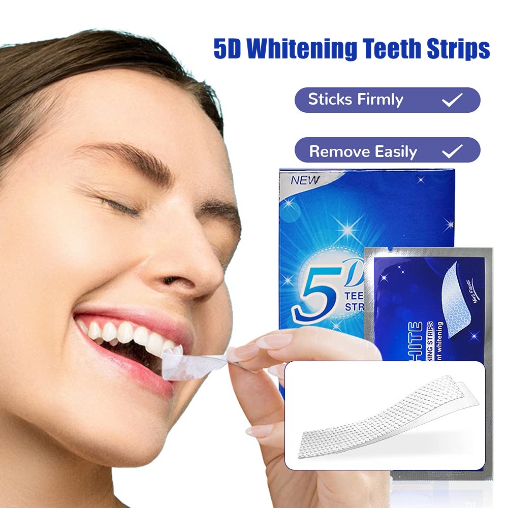 Hailicare Set 14 Miếng Dán Làm Trắng Răng 5D Chất Lượng Cao