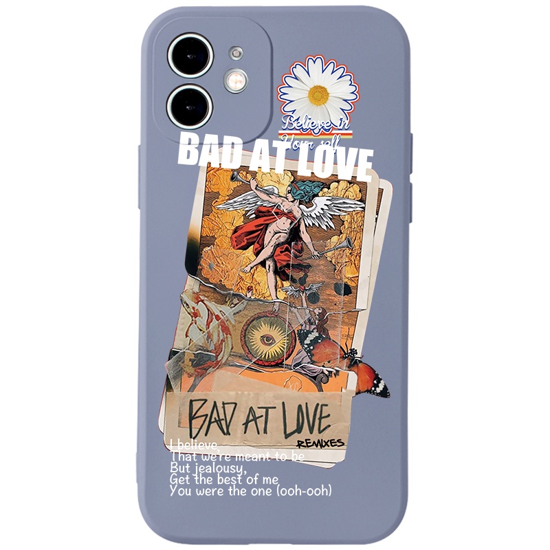 Ốp lưng JURSUE mềm chống bẩn hình dễ thương đẹp đen cho iPhone 13 12 11 Pro Max SE 2020 X XR XS 8 7 ip 6S 6 Plus Y1751