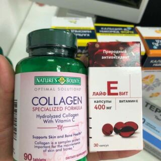 Collagen và vitamin E Nga