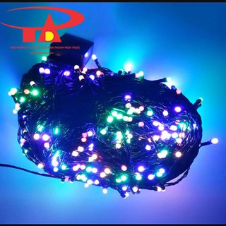 Dây đèn trang trí noel 50m đủ màu - Dây led chớp 50m đủ màu