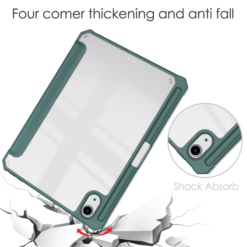 Ốp Điện Thoại TPU Chống Rơi Tích Hợp Ngăn Đựng Bút Cho Ipad Mini 6 2021