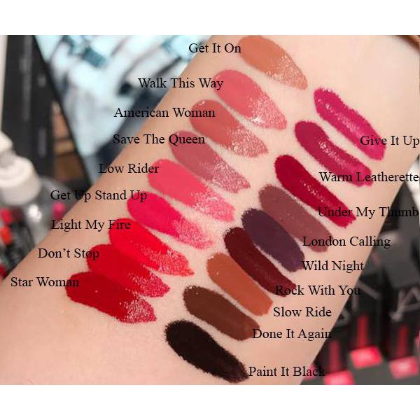 Son Kem Nars Powermatte Lip Pigment các màu: Slow Ride, Don't Stop, Starwoman,American Woman, Light My Fire...