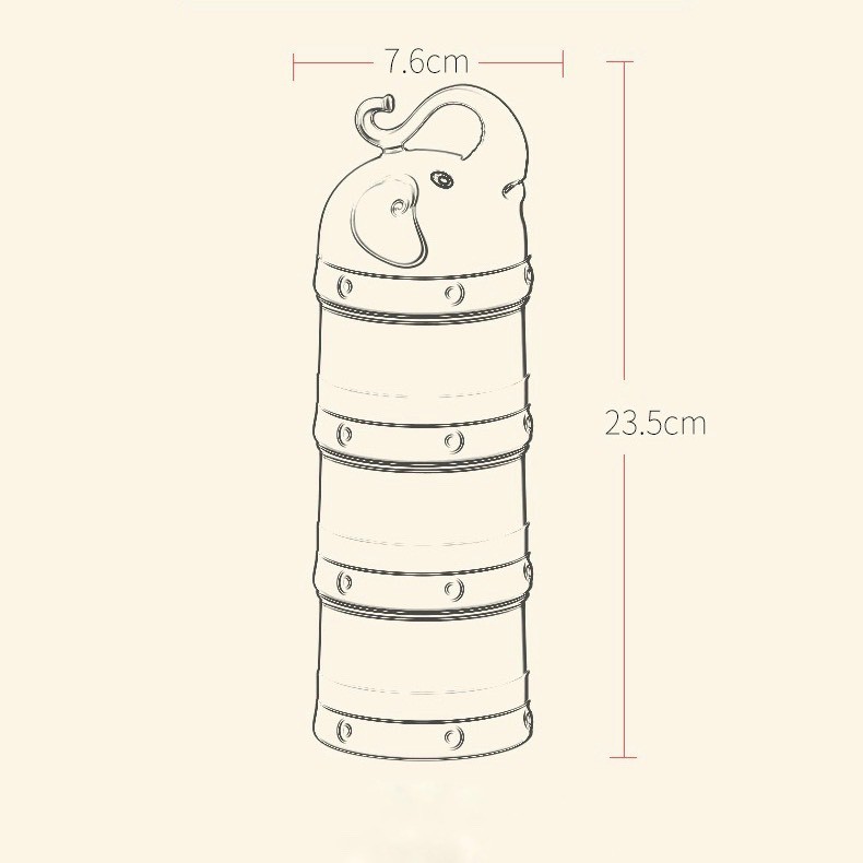 Hộp chia sữa, chia cháo Misuta
