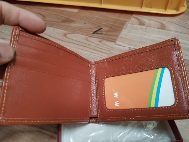 Ví nam, bóp nam da cân đà điểu size nhỏ Hàn Quốc vừa CMND mới