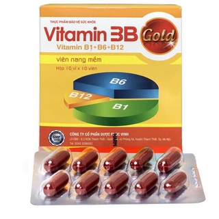 giá lẻ vĩ 10 viên vitamin 3B Gold .