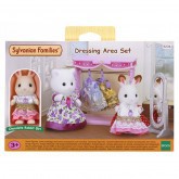 [HÀNG CHÍNH HÀNG] Đồ Chơi Phòng Thử Quần Áo Sylvanian Families Gia Đình Thỏ 5236