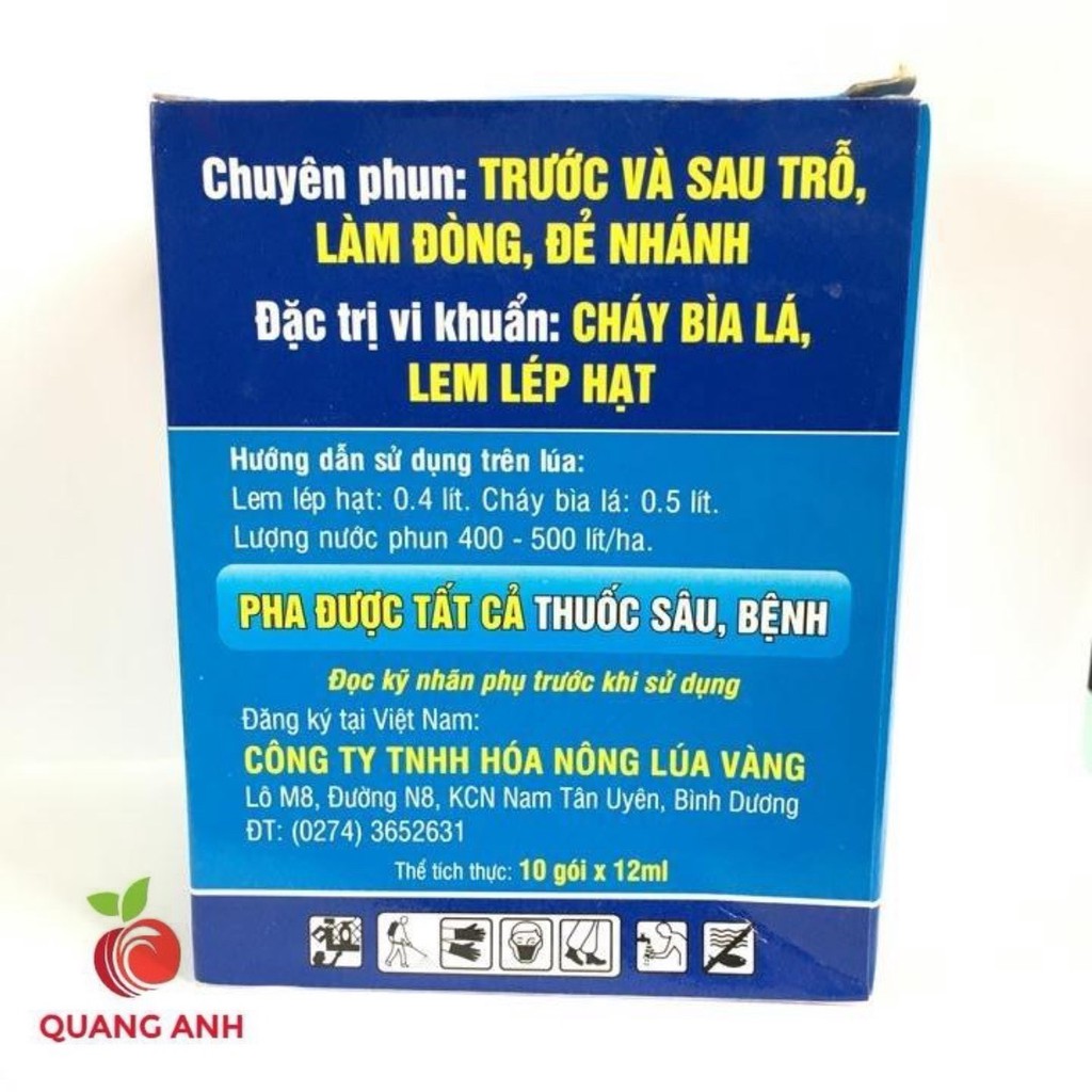 Gói 12ml Dung Dịch Sát Khuẩn Trừ Các Loại Nấm Bệnh Cây Trồng Physan 20 SL gói 12ml