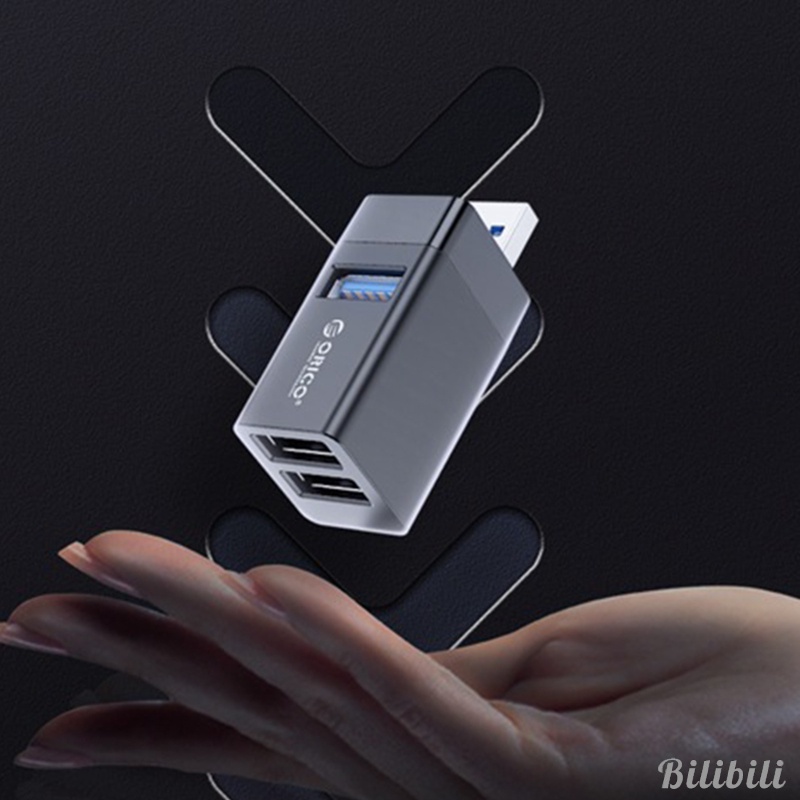 Bộ Chia Cổng Sạc Usb 3.0 3 Trong 1 Màu Đen Tiện Dụng | BigBuy360 - bigbuy360.vn