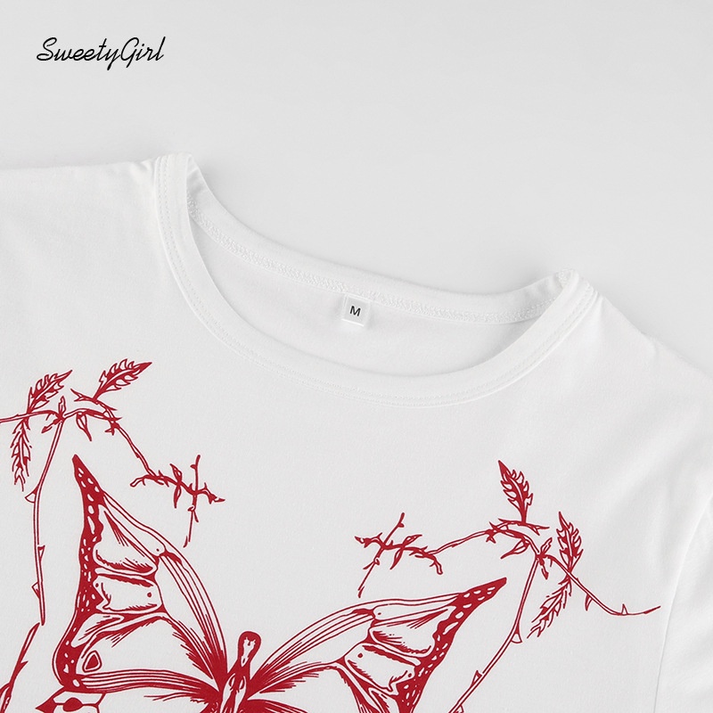 Áo Thun Tay Ngắn Cổ Tròn In Họa Tiết Thời Trang Dành Cho Nữ 2022