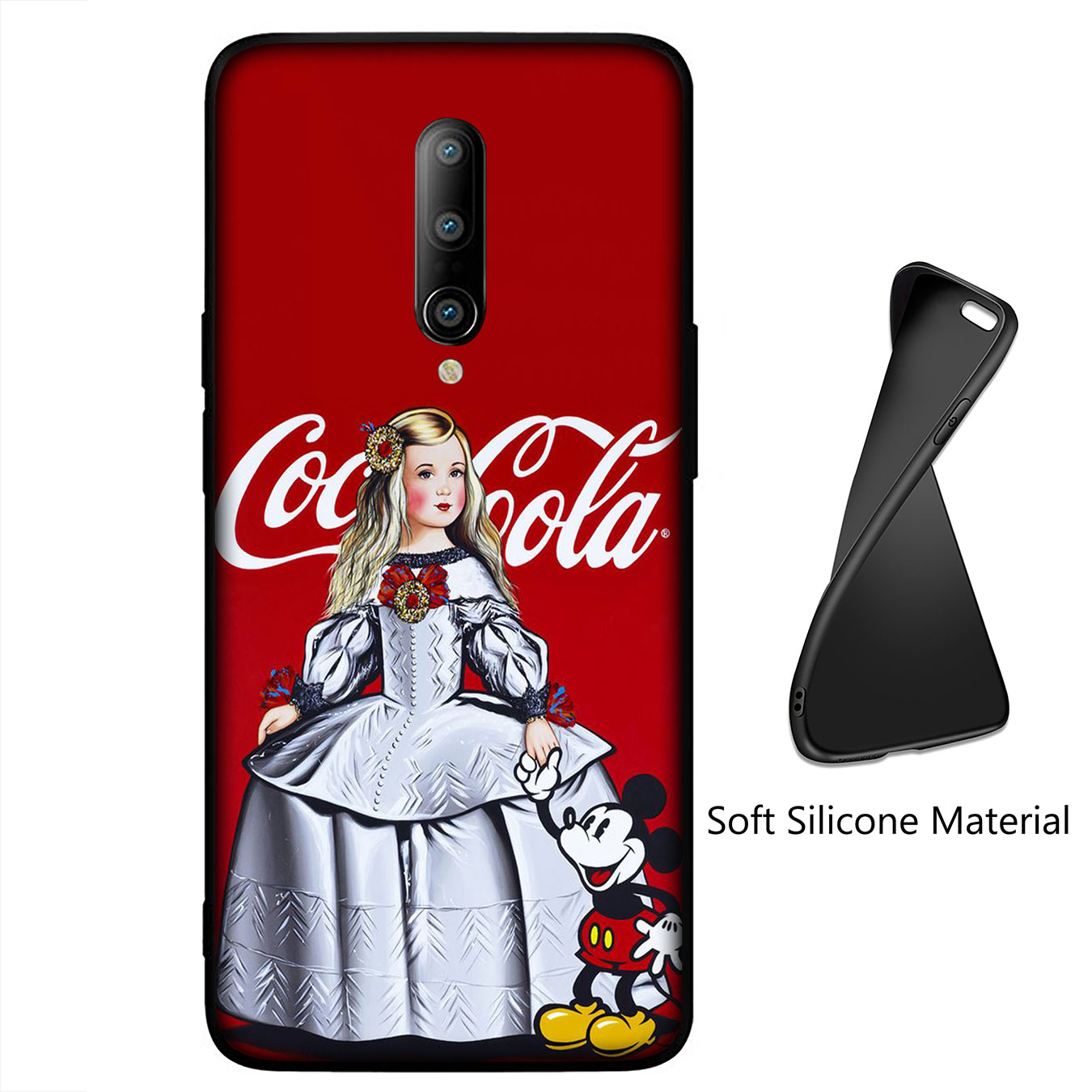 Ốp Điện Thoại Silicon Mềm Hình Coca Cola Cho Samsung Galaxy A9 A8 A7 A6 Plus J8 2018 + A21S A70 M20 A6 + A8 + 6plus