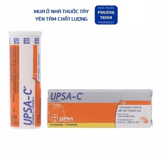 Viên sủi upsa c, cung cấp vitamin c, tăng sức đề kháng