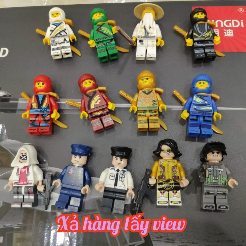 Mô Hình bộ đồ chơi Lắp Ráp Lego Nhân Vật Hoạt Hình ninjago cảnh sát police pubg MOC nonlego NINJAGO LEGO minifigures