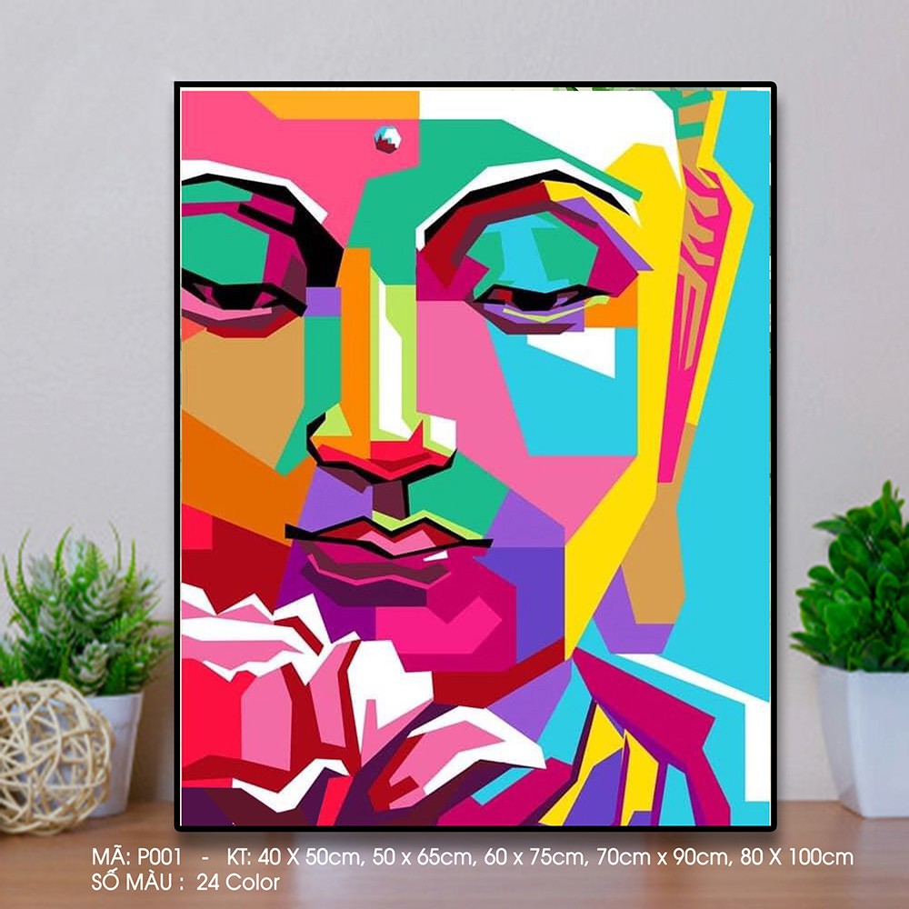 Tranh sơn dầu số hóa Phật Giáo - Tranh tô màu theo số Đức Phật | BigBuy360 - bigbuy360.vn