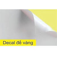 Giấy decan A4 đế vàng mặt bóng  (tập 100 tờ)