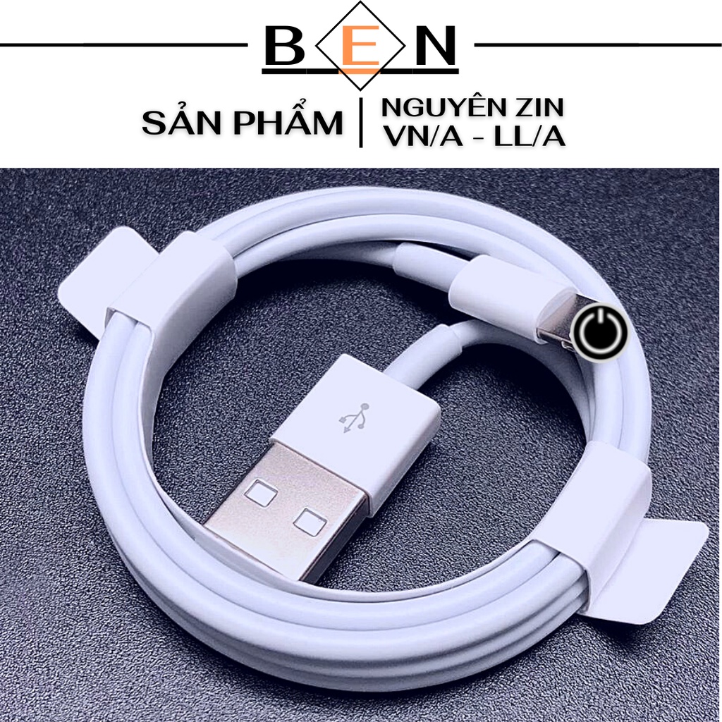 Dây cáp sạc i-phone zin Chính Hãng cổng usb to lightning 5A , sạc cho i-phone xsmax , x , 7 plus , 8 plus