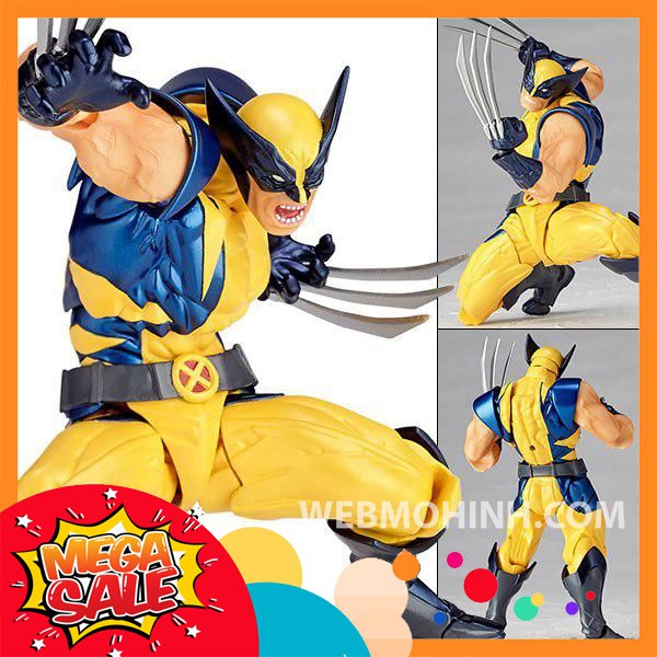 GIÁ HỦY DIỆT Mô Hình Wolverine Người Sói Revoltech Amazing Yamaguchi Full Box