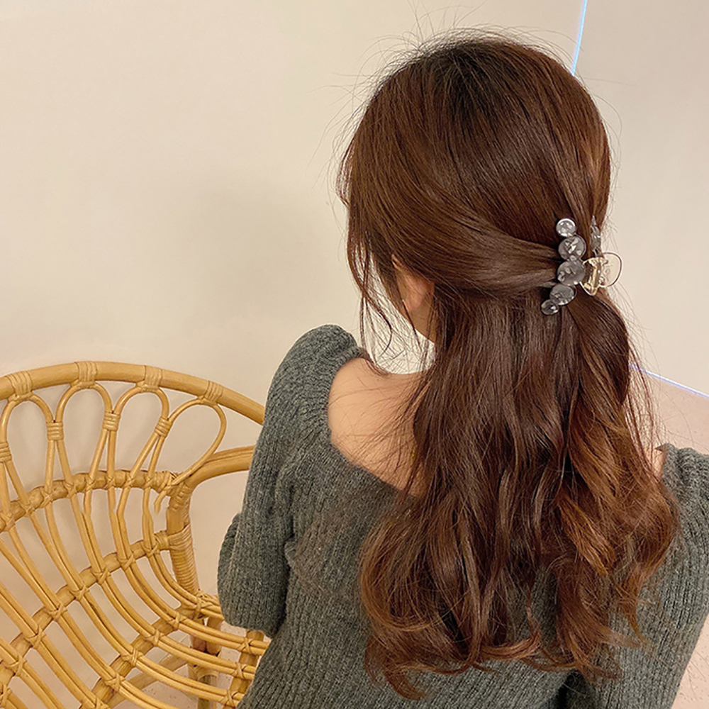 Kẹp Tóc Càng Cua Bằng Nhựa Nhiều Màu Thời Trang Cho Nữ