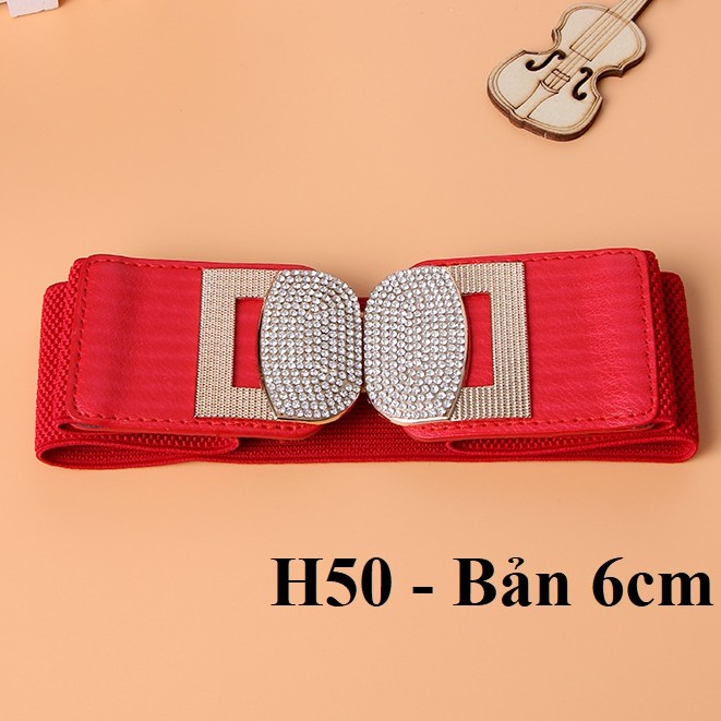 Đai váy belt váy đầm 6cm H50
