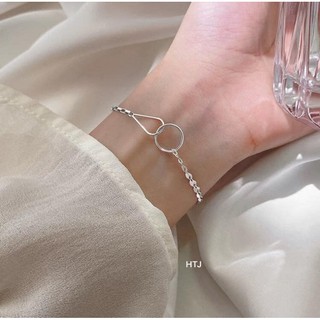 Vòng tay nữ lắc tay bạc nữ đơn giản cá tính bạc ta cao cấp [vong bac nu]