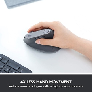 Logitech MX Vertical - Ergonomic Wireless Bluetooth mouse with adjustable angle to reduce fatigue
