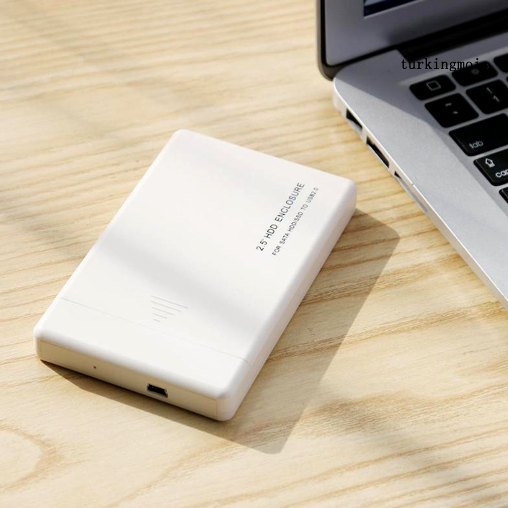 Hộp Đựng Ổ Cứng Ngoài 480m / Bps 2.5inch Sata Usb 2.0 Kèm Phụ Kiện | BigBuy360 - bigbuy360.vn