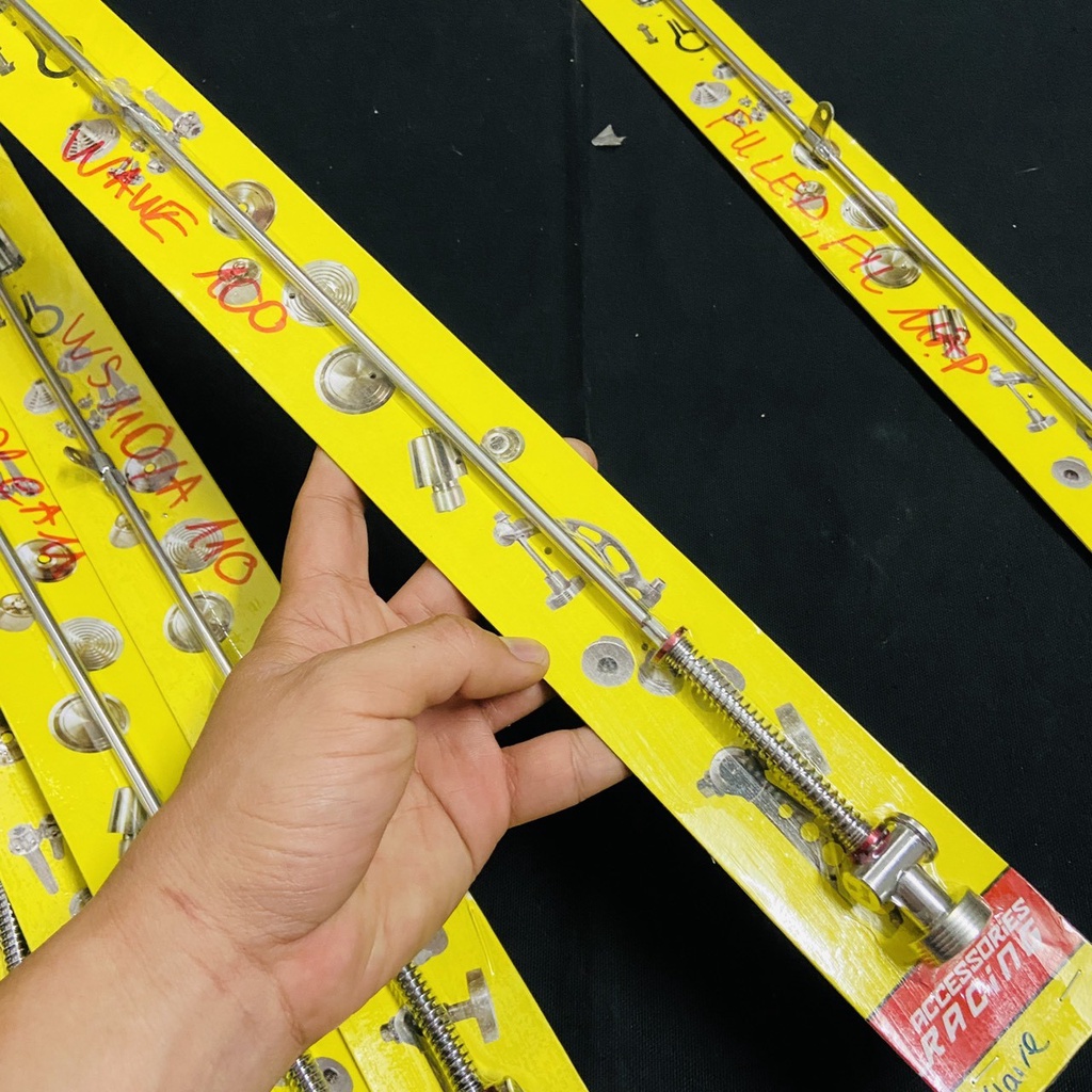 ĐŨA THẮNG KÈM CHỐT THẮNG FULL INOX SIÊU SÁNG BÓNG CHO CÁC DÒNG XE HONDA, YAMAHA