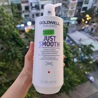 DẦU GỘI HOẶC DẦU XẢ GOLDWELL SUÔN MƯỢT JUST SMOOTH 1000ML