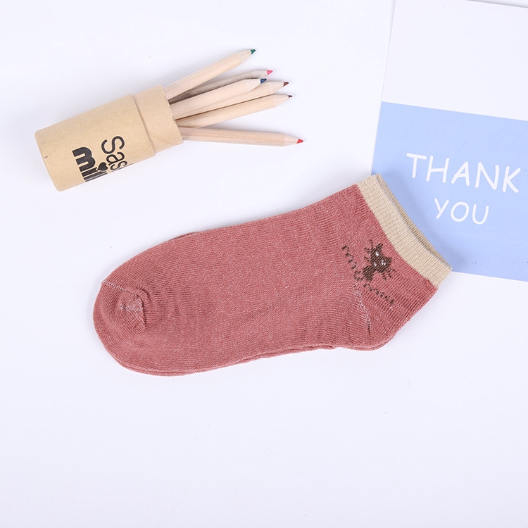 Vớ cotton dáng ngắn họa tiết hoạt hình đáng yêu thời trang dành cho cả nam và nữ
