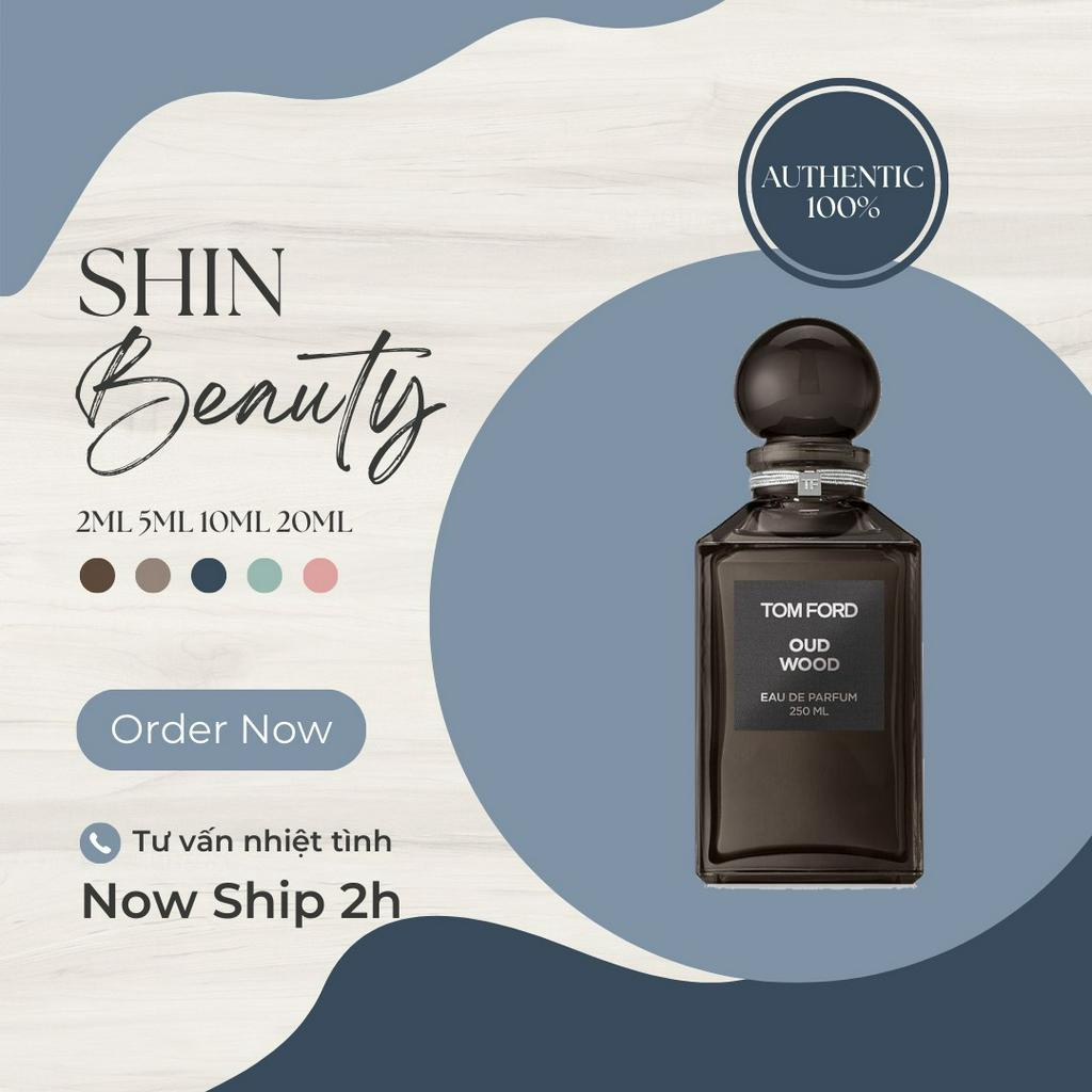 (Mẫu thử) 10/20ML Nước hoa chính hãng Tom Ford Oud Wood, 100ml -phước