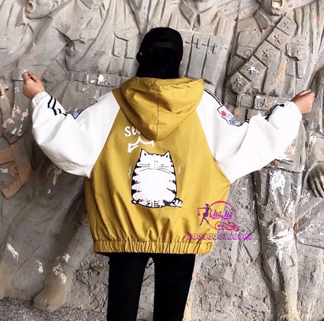 Áo khoác dù mèo sau lưng-10 | BigBuy360 - bigbuy360.vn