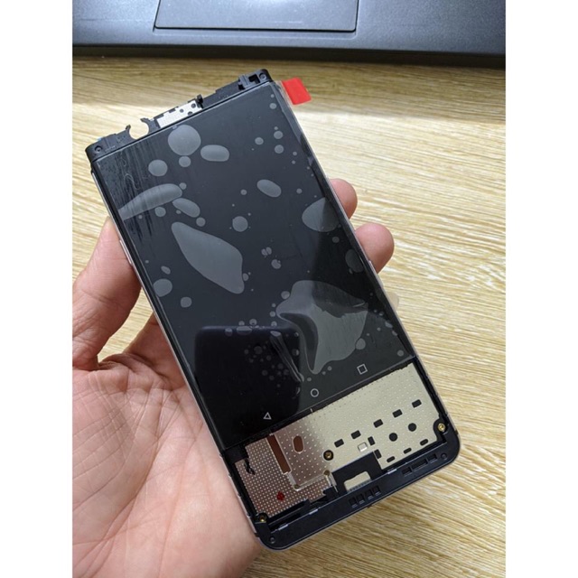 Màn kèm khung điện thoại blackberry keyone new zin