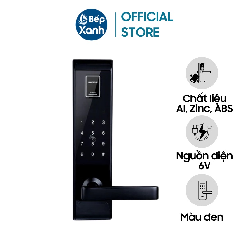 [FREESHIP HCM] Khóa Điện Tử Hafele EL9000-TCS 912.20.364 - Màu Đen