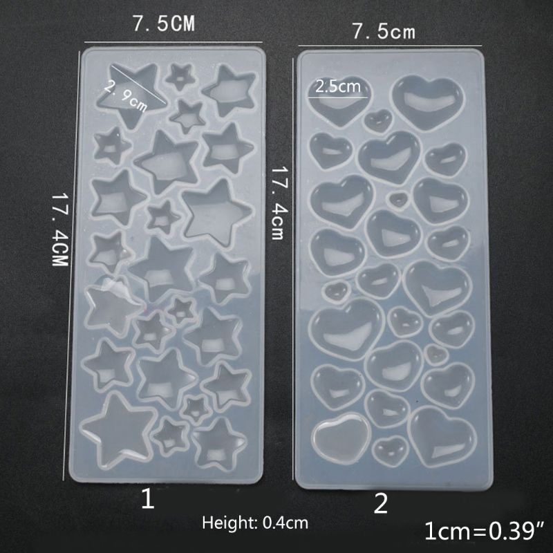 Khuôn Silicone Làm Mặt Trang Sức Thủ Công DIY