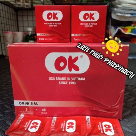 Bao cao su Ok Orginal không mùi chính hãng
