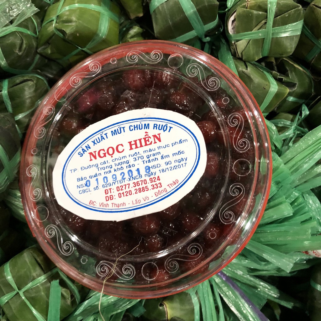 Chùm ruột ngào đường trọng lượng 300g