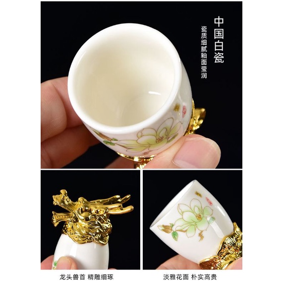 Bộ chén 12 con giáp độc lạ