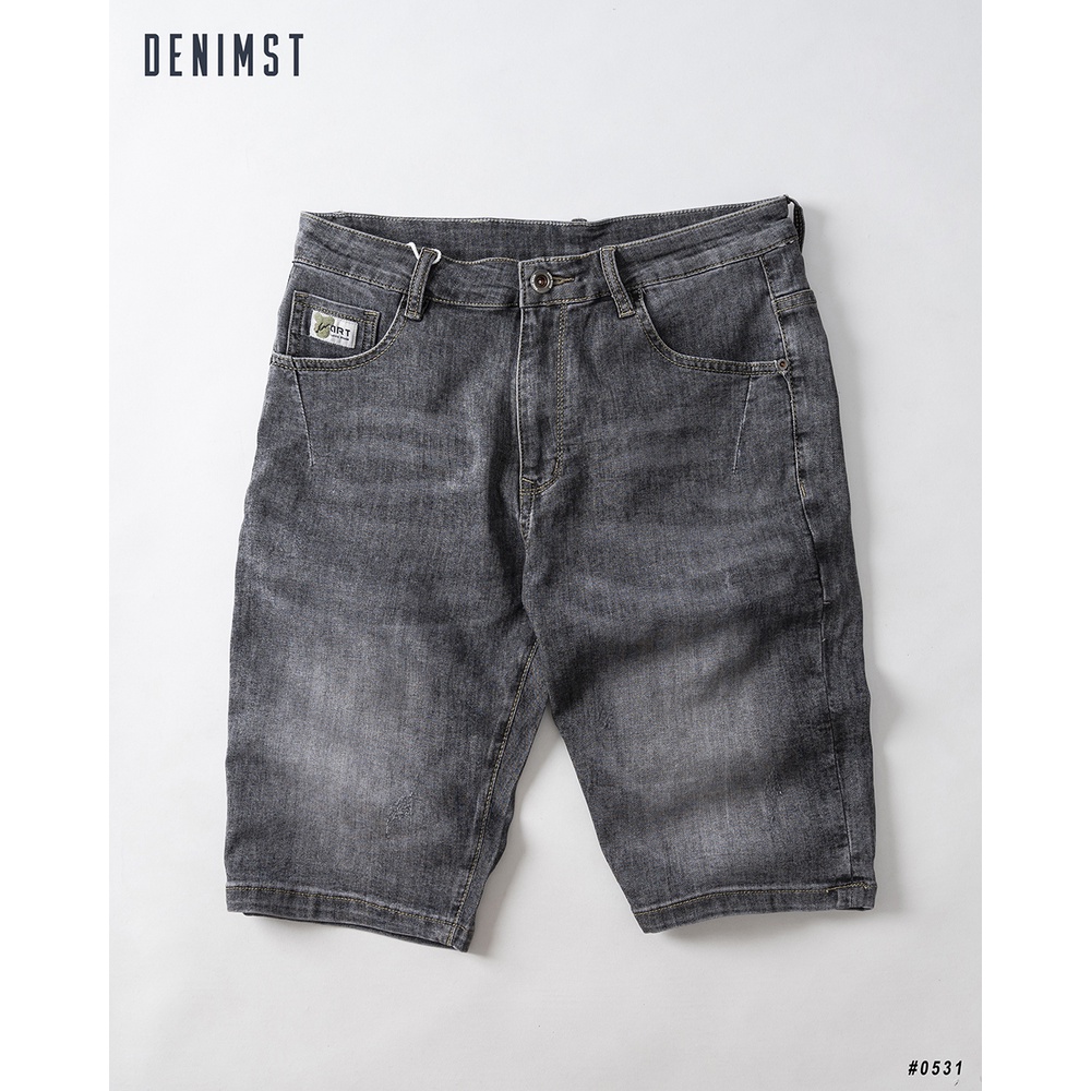 Quần Short Nam DENIMST 0531 Chất Liệu Jean, Dáng Slim Fit