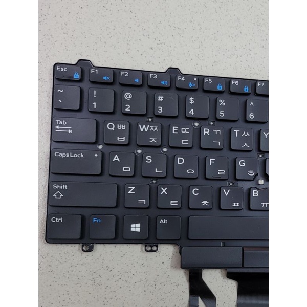 BÀN PHÍM DELL E5450-E5470-E5480-E5490-E7450-E7470-E7480-E7490 🀄 TIẾNG HÀN - CÓ LED 🀄